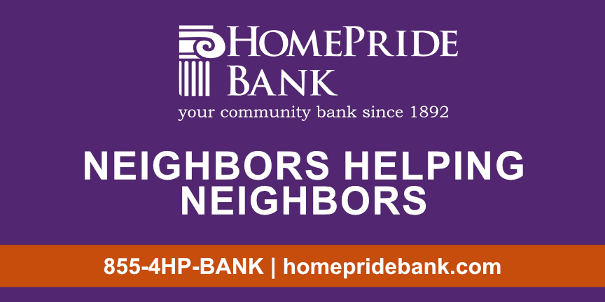HomePride Bank Web Ad_2026 Home Pride Bank, your community bank since 1892.<br />
Neighbors helping neighbors, 855-4HP-BANK | homepridebank.com